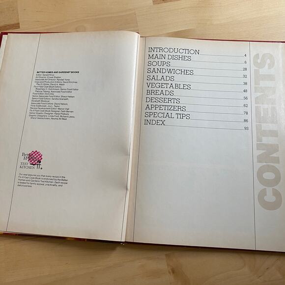 Vintage 1983 Better Homes & Garden Fix It Fast Hardcover Cookbook - Picture 5 of 9